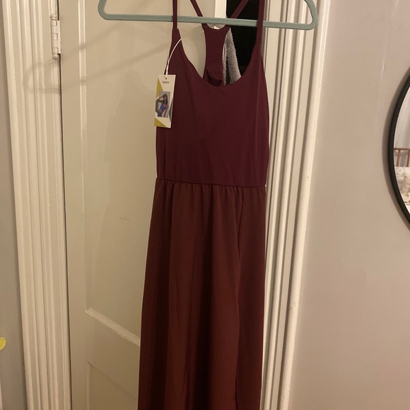 Dresses & Skirts - Halara Red Violet midi dress